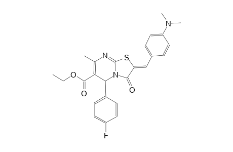 ethyl (2Z)-2-[4-(dimethylamino)benzylidene]-5-(4-fluorophenyl)-7-methyl-3-oxo-2,3-dihydro-5H-[1,3]thiazolo[3,2-a]pyrimidine-6-carboxylate