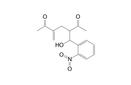 syn-2-Acetyl-4-methylene-1-(o-nitrophenyl)-5-oxohexan-1-ol