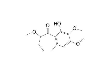 4-hydroxy-6,7,8,9-tetrahydro-2,3,6-trimethoxy-5H-benzocyclohepten-5-one