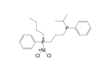 Butyl 3-(isopropylphenylphosphino)propyl]phenylphosphane-P,P'}dichloronickel (II)
