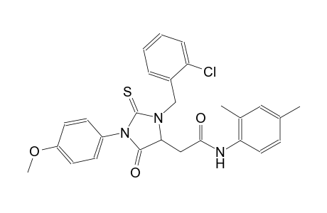 2-[3-(2-chlorobenzyl)-1-(4-methoxyphenyl)-5-oxo-2-thioxo-4-imidazolidinyl]-N-(2,4-dimethylphenyl)acetamide