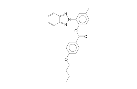 2-(2H-1,2,3-Benzotriazol-2-yl)-4-methylphenyl 4-butoxybenzoate