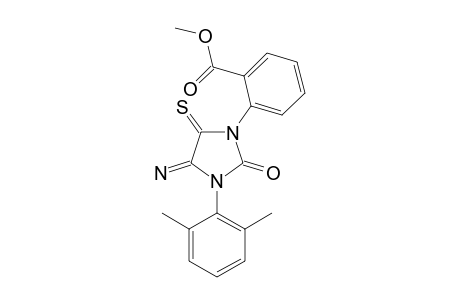 METHYL-2-[4-IMINO-2-OXO-3-(2,6-DIMETHYLPHENYL)-5-THIOXO-IMIDAZOLIDIN-1-YL]-BENZOATE