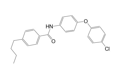 4-butyl-N-[4-(4-chlorophenoxy)phenyl]benzamide