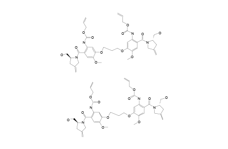 #18;(2-S)-1,1'-[[(PROPANE-1,3-DIYL)-DIOXY]-BIS-[(2-ALLYLOXYCARBONYLAMINO-5-METHOXY-1,4-PHENYLENE)-CARBONYL]]-BIS-[2-(HYDROXYMETHYL)-4-METHYLIDENEPYRROLIDINE]
