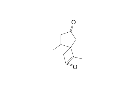 (3RS,4SR)-3-Isopropenyl-3-(formylmethyl)-4-methylcyclopentanone