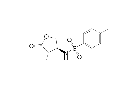 4-Methyl-N-[(3S,4S)-4-methyl-5-oxidanylidene-oxolan-3-yl]benzenesulfonamide