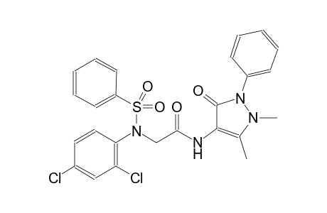 acetamide, 2-[(2,4-dichlorophenyl)(phenylsulfonyl)amino]-N-(2,3-dihydro-1,5-dimethyl-3-oxo-2-phenyl-1H-pyrazol-4-yl)-
