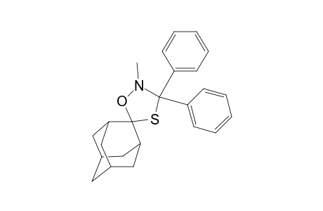 2'-Methyl-3',3'-diphenylspiro[adamantane-2,5'-(1.4.2)oxathiazolidene]