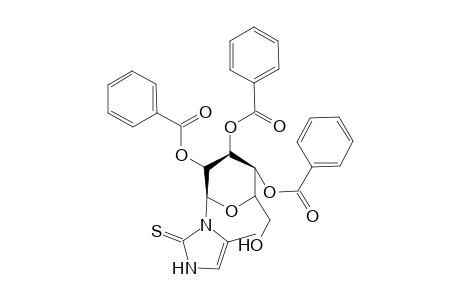 5-Methyl-1-(2',3',4'-tri-O-benzoyl-.beta.D-glucopyranosyl)-4-imidazoline-2-thione