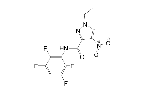 1-ethyl-4-nitro-N-(2,3,5,6-tetrafluorophenyl)-1H-pyrazole-3-carboxamide