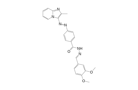 4-[(2"-Methylimidazo[1,2-a]pyridine-3"-yl)azo]benzoic acid-(3',4'-dimethoxyphenyl)meth-(E)-ylidene-hydrazide