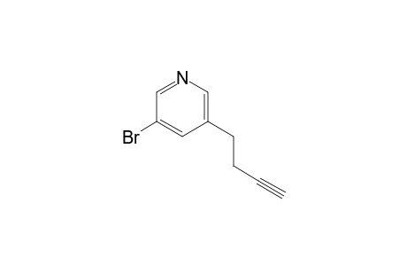 3-Bromo-5-(but-3-yn-1-yl)pyridine