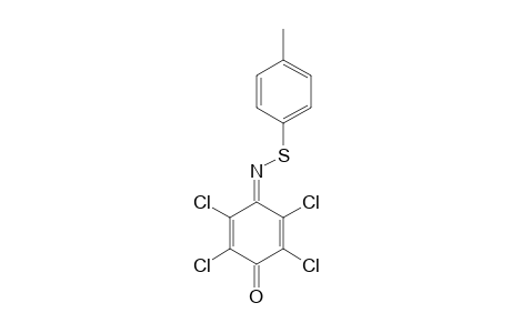 N-4-METHYLPHENYLTHIO-2,3,5,6-TETRACHLORO-1,4-BENZOQUINONE_IMINE