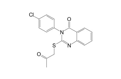3-(4-CHLOROPHENYL)-2-[(2-OXOPROPYL)-SULFANYL]-QUINAZOLIN-4(3H)-ONE