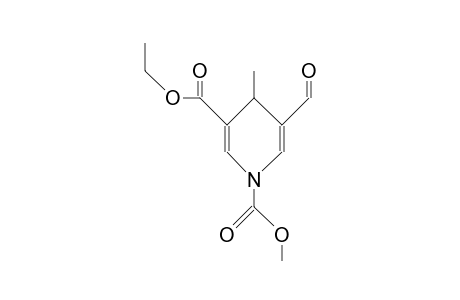 5-Ethoxycarbonyl-3-formyl-N-methoxycarbonyl-4(R)-methyl-1,4-dihydro-pyridine