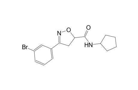 5-isoxazolecarboxamide, 3-(3-bromophenyl)-N-cyclopentyl-4,5-dihydro-