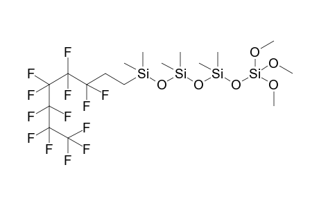 7-(3,3,4,4,5,5,6,6,7,7,8,8,8-tridecafluorooctyl)-3,3,5,5,7,7-hexamethyl-1,1,1-trimethoxypentasiloxane