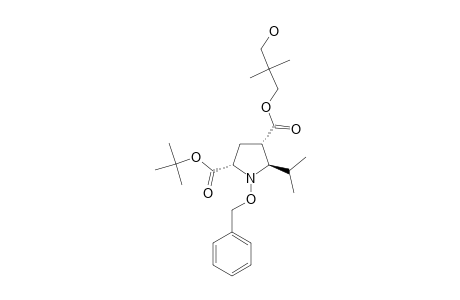 1-BENZYLOXY-CIS-4-(2,2-DIMETHYL-3-HYDROXYPROPOXYCARBONYL)-TRANS-5-ISOPROPYL-R-2-TERT.-METHOXYCARBONYLPYRROLIDINE