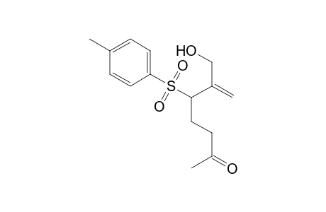 6-(hydroxymethyl)-5-(4-methylphenyl)sulfonyl-hept-6-en-2-one