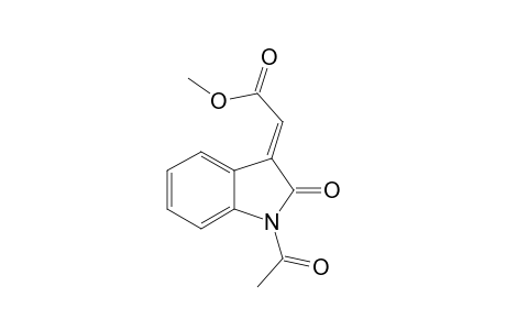 (2E)-2-(1-acetyl-2-keto-indolin-3-ylidene)acetic acid methyl ester