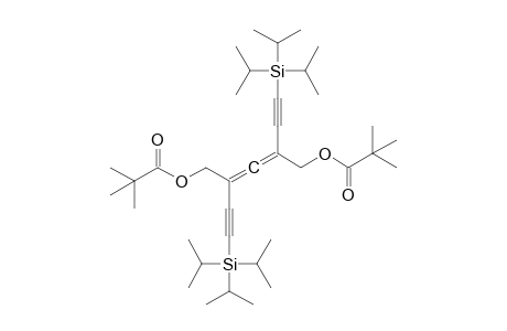 2',4'-bis[(Triisopropylsilyl)ethynyl]penta-2',3'-diene-1',5'-diyl bis(2,2-dimethylpropionate)