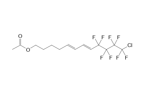 12-Acetoxy-1-chloro-1,1,2,2,3,3,4,4-octafluorododeca-5E,7E-diene