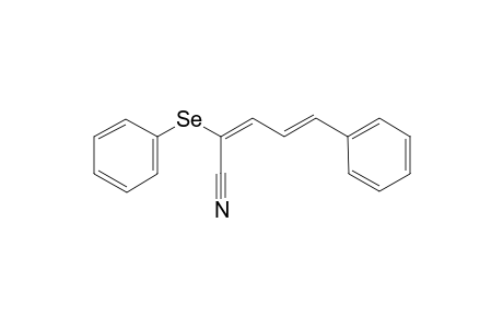(1Z,3E)-5-Phenyl-2-phenylselanylpenta-2,4-dienenitrile