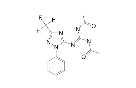 5-(N,N'-DIACETYL-DIAMINOMETHYLENE-AMINO)-1-PHENYL-3-TRIFLUOROMETHYL-1,2,4-TRIAZOLE