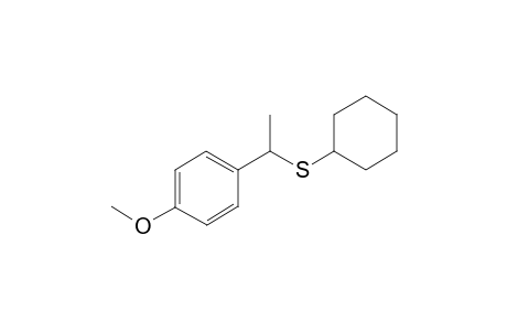 Cyclohexyl(1-(4-methoxyphenyl)ethyl)sulfane