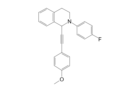 2-(4-fluorophenyl)-1-((4-methoxyphenyl)ethynyl)-1,2,3,4-tetrahydroisoquinoline