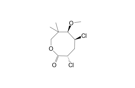 (3S,5S,6R)-3,5-Dichloro-6-methoxy-7,7-dimethyl-oxocan-2-one