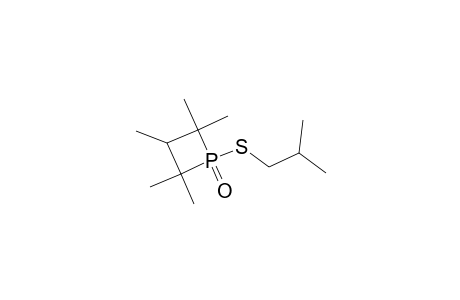 1-(Isobutylsulfanyl)-2,2,3,4,4-pentamethylphosphetane 1-oxide