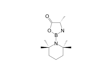 (4S)-4-METHYL-2-(2,2,6,6-TETRAMETHYLPIPERIDINO)-1,3,2-OXAZABOROLIDIN-5-ON