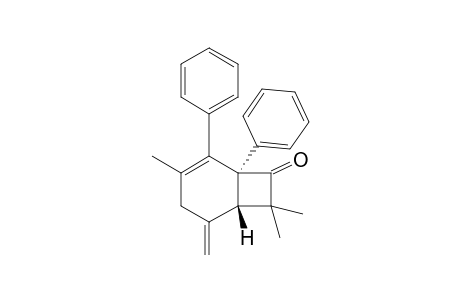 (1R*,6S*)-1,2-Diphenyl-3,7,7-trimethyl-5-methylenebicyclo[4.2.0]oct-2-en-8-one