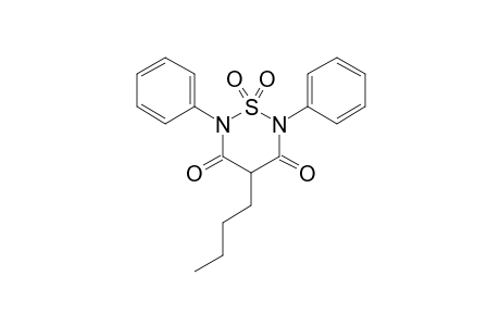 4-butyl-1,1-diketo-2,6-di(phenyl)-1,2,6-thiadiazinane-3,5-quinone
