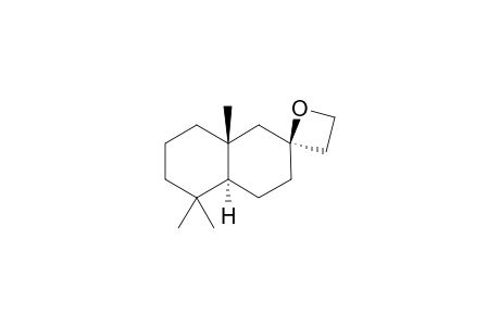 (4aRS)-3,4,4a,5,6,7,8,8a-Octahydro-5,5,8a-trimethyl-spiro[naphthalene-2(1H),2'-oxethane]