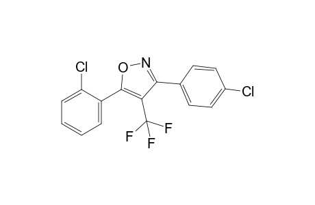 3-(4-Chlorophenyl)-5-(2-chlorophenyl)-4-(trifluoromethyl)isoxazole