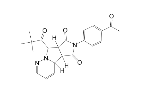 (4aR,4bS,7aR,8S)-6-(4-acetylphenyl)-8-(2,2-dimethylpropanoyl)-7a,8-dihydro-4aH-pyrrolo[3',4':3,4]pyrrolo[1,2-b]pyridazine-5,7(4bH,6H)-dione