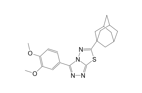 [1,2,4]triazolo[3,4-b][1,3,4]thiadiazole, 3-(3,4-dimethoxyphenyl)-6-tricyclo[3.3.1.1~3,7~]dec-1-yl-