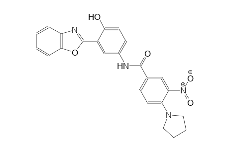 benzamide, N-[3-(2-benzoxazolyl)-4-hydroxyphenyl]-3-nitro-4-(1-pyrrolidinyl)-
