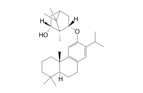 Abieta-8',11',13'-trien-12'-yl 6.alpha.-Hydroxycamphan-2.alpha.-yl-Ether