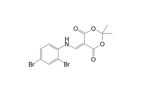 5-{[(2,4-Dibromophenyl)amino]methylene}-2,2-dimethyl-1,3-dioxane-4,6-dione