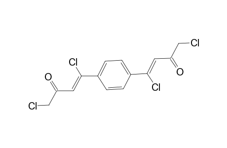 (3Z,3'Z)-4,4'-(1,4-phenylene)bis(1,4-dichlorobut-3-en-2-one)