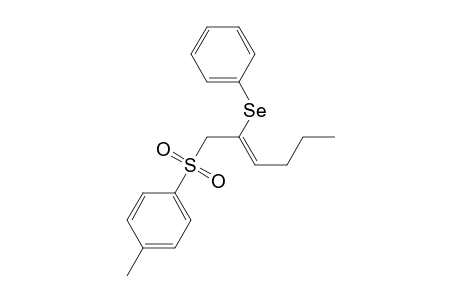 Benzene, 1-methyl-4-[[2-(phenylseleno)-2-hexenyl]sulfonyl]-, (Z)-