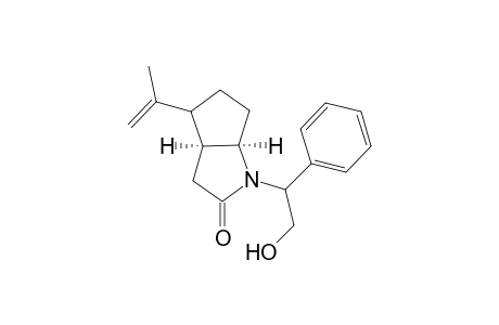 1-(2-Hydroxy-1-phenylethyl)-4-isopropenylhexahydrocyclopenta[b]pyrrol-2-one