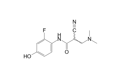 2-cyano-3-(dimethylamino)-2'-fluoro-4'-hydroxyacrylanilide