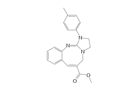 6-(Methoxycarbonyl)-1-(p-methylphenyl)-1,2,3,5-tetrahydroimidazo[2,3-b]-(1,3)-benzodiazocine