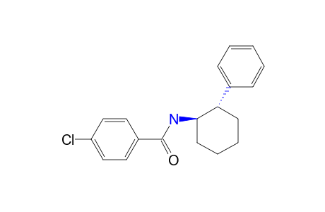 (+/-)-p-chloro-N-(trans-2-phenylcyclohxyl)benzamide