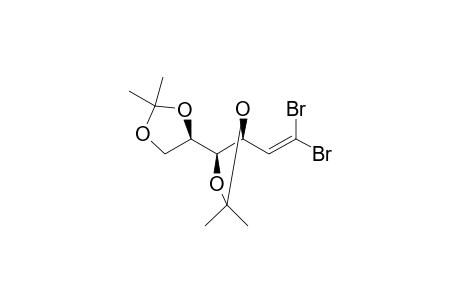 (4S,5R)-4-(2,2-dibromoethenyl)-5-[(4R)-2,2-dimethyl-1,3-dioxolan-4-yl]-2,2-dimethyl-1,3-dioxolane